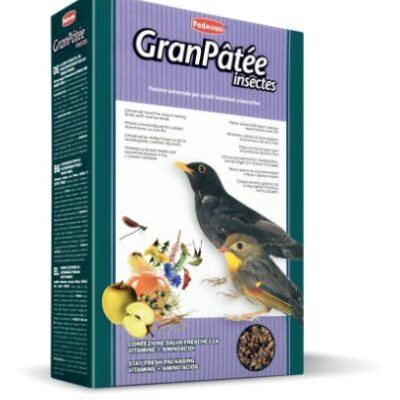 Padovan Granpatée Insetti 1Kg - Mangime Completo per Uccelli Insettivori