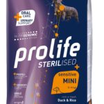 Prolife Sterilised Sensitive Adult Mini Anatra e Riso - 7kg
