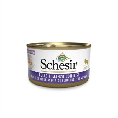 Schesir Pollo con Manzo e Riso al Naturale 85gr