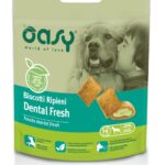 Oasy Biscotti Ripieni per Cani 80g - Dental fresh