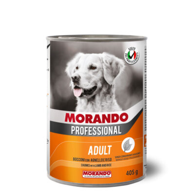 Morando Professional Adult Bocconi con Agnello e Riso 405g