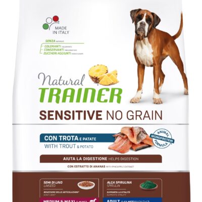 Trainer Sensitive No Grain Medium/Maxi Adult Trota 3Kg