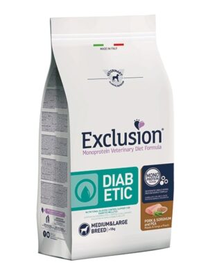 Exclusion Medium&Large Diabetic Maiale, Sorgo e Piselli