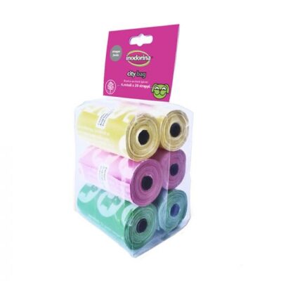 Inodorina City Bag Ricarica Sacchetti Igienici 6 Rotoli