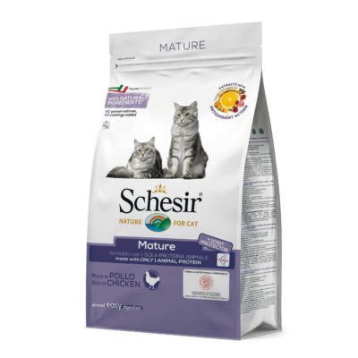 Schesir Mature Pollo 400g - Cibo Secco per Gatti Senior