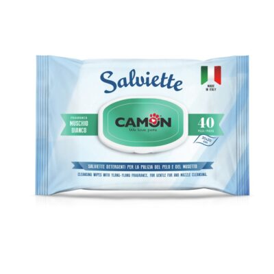 Camon Salviette Muschio Bianco 40pz