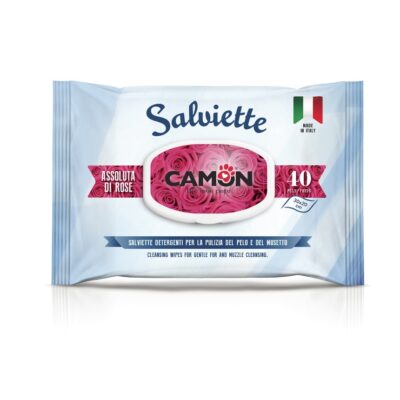 Camon Salviette Assoluta di Rose per Cani - 40 Pezzi