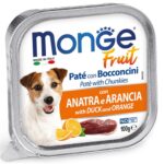 Monge Fruit Paté e Bocconcini 100g - Anatra e Arancia