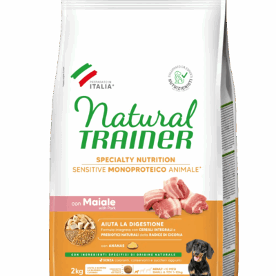 Trainer Sensitive Small&Toy Adult No Gluten con Maiale e Cereali Integrali