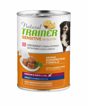Trainer Sensitive Paté Monoproteico Medium&Maxi Adult 400g