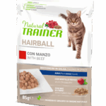 Natural Trainer Hairball Bocconcini in Salsa 85g - Manzo