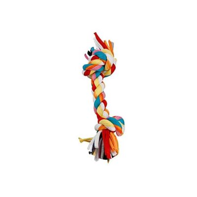 Nodo in Cotone Multicolore per Cani - 45 cm