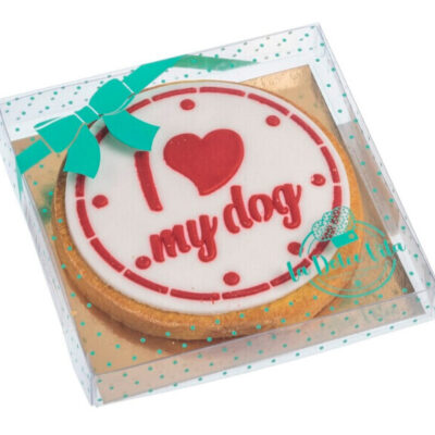 Torta di Compleanno "I LOVE MY DOG"