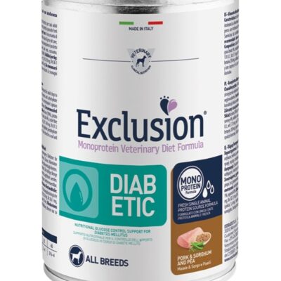 Exclusion Diabetic Maiale e Sorgo 400g
