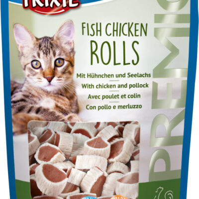 Premio Fish Chicken Rolls 50g per Gatti