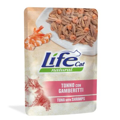 Life Cat Busta Tonno e Gamberetti 70g