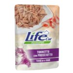 Life Cat Natural Buste Adult 70g - Tonno con prosciutto