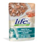 Life Cat Natural Buste Adult 70g - Tonno con merluzzo e salmone