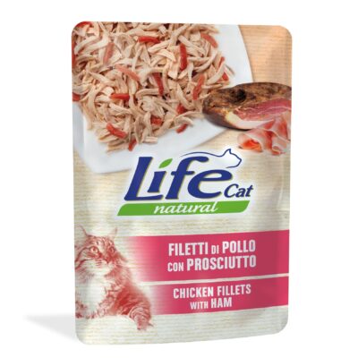 Life Cat Busta Pollo e Prosciutto 70g