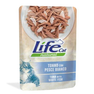 Life Cat Busta Tonno e Pesce Bianco 70g