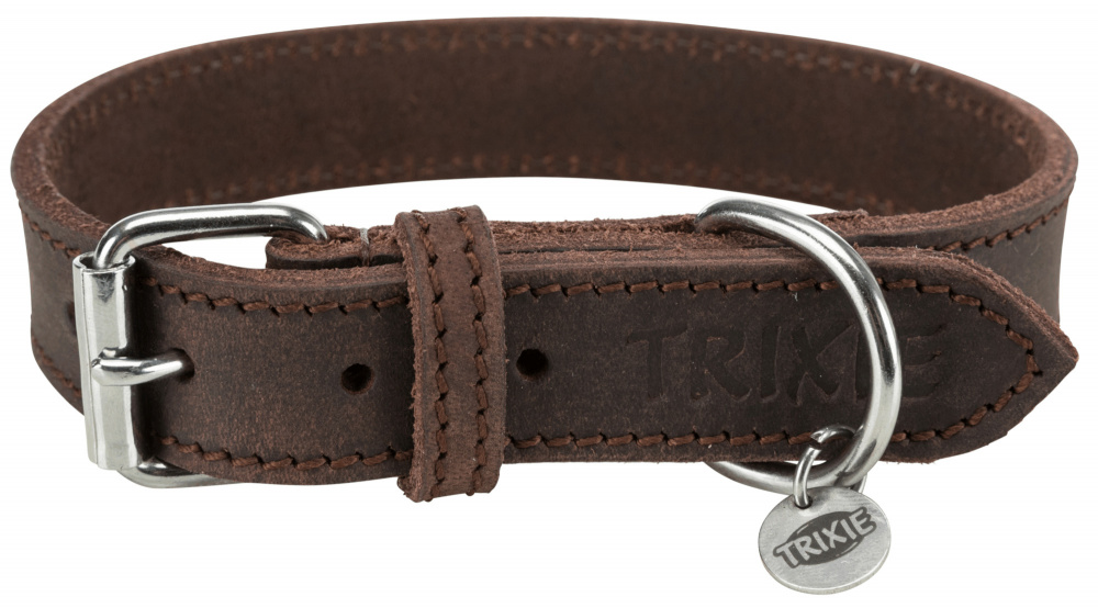 Collare Rustico Marrone per Cani - Taglia L/XL