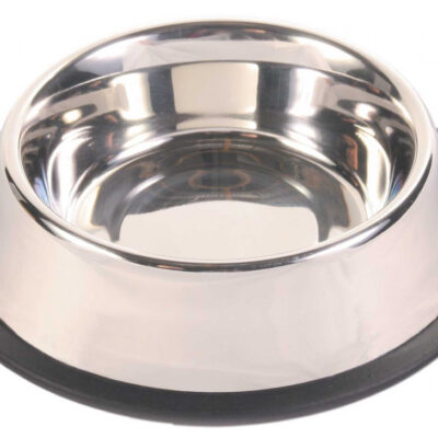Ciotola Acciaio Inox Antiscivolo 0,45lt per Cani