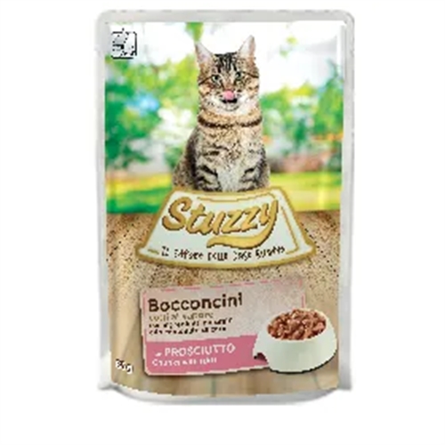 Stuzzy Cat Bocconcini con Prosciutto 85g