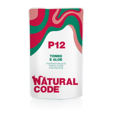 Natural Code P12 Tonno e Aloe 70g - Cibo Umido per Gatti
