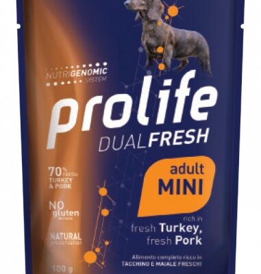 Prolife Dog DualFresh Adult Tacchino e Maiale 100g