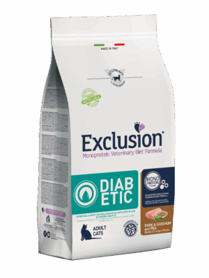 Exclusion Cat Diabetic Maiale e Sorgo