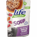 Life Cat Natural Soup in Brodo 60g - Tonno con Alicette e Salmone