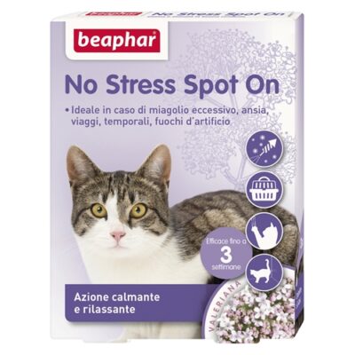 Beaphar No Stress Spot On Gatto - 3 Pipette