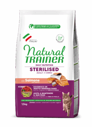 Natural Trainer Sterilised con Salmone