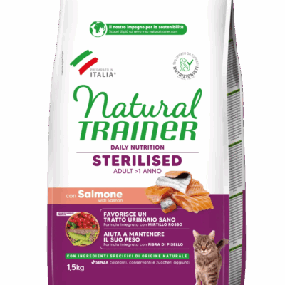 Natural Trainer Sterilised con Salmone