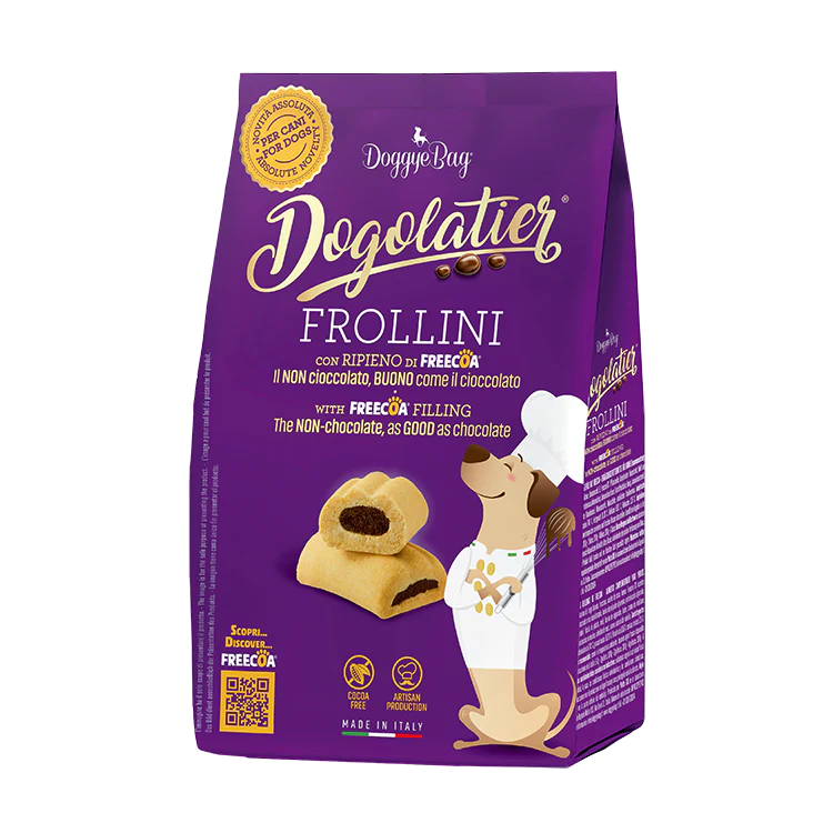 Dogolatier Frollini con Ripieno di Freecoa 180g