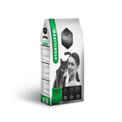 Amity Premium Cat Sterilised Pollo e Riso 10KG