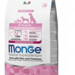 Monge Natural Superpremium All Breeds Puppy & Junior Monoprotein Maiale con Riso e Patate - 2,5kg