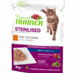 Natural Trainer Sterilised Adult Bocconcini in Salsa 85g - Tacchino