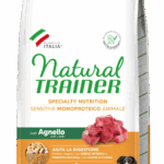 Trainer Sensitive Medium&Maxi Adult No Gluten con Agnello e Cereali Integrali - 12kg