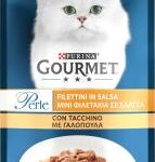 Gourmet Perle Bustine 85g - Filetti in Salsa con Tacchino