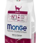 Monge Natural Superpremium Indoor Ricco in Pollo - 1,5kg