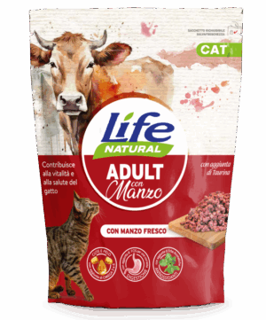 Life Cat Adult Manzo 800g