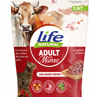 Life Cat Adult Manzo 800g