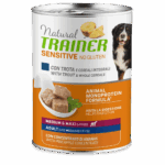 Trainer Sensitive Paté Monoproteico Medium&Maxi Adult 400g - Trota
