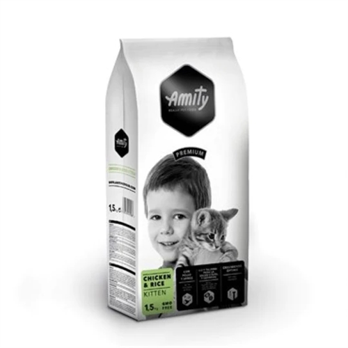 Amity Premium Cat Kitten Pollo e Riso