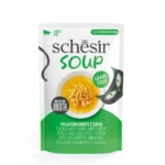 Schesir Umido Complementare in Zuppa per Gatti 40gr - Pollo con Carote e Zucca