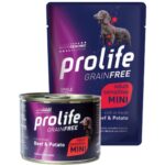 Prolife Sensitive GrainFree Mini 100g - Manzo e Patate-Adult