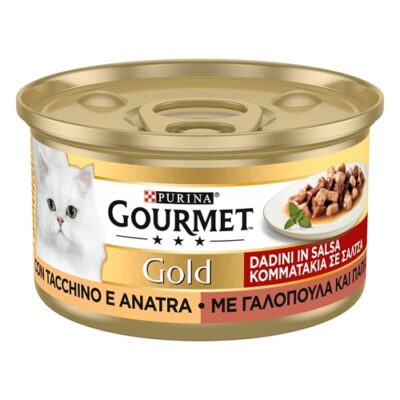 Gourmet Gold Dadini in Salsa Tacchino e Anatra 85gr