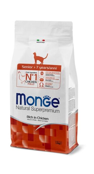 Monge Natural Superpremium Senior Ricco in Pollo