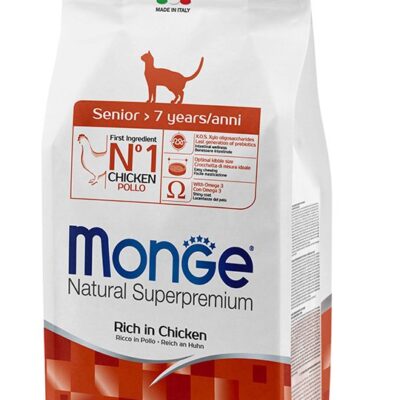 Monge Natural Superpremium Senior Ricco in Pollo